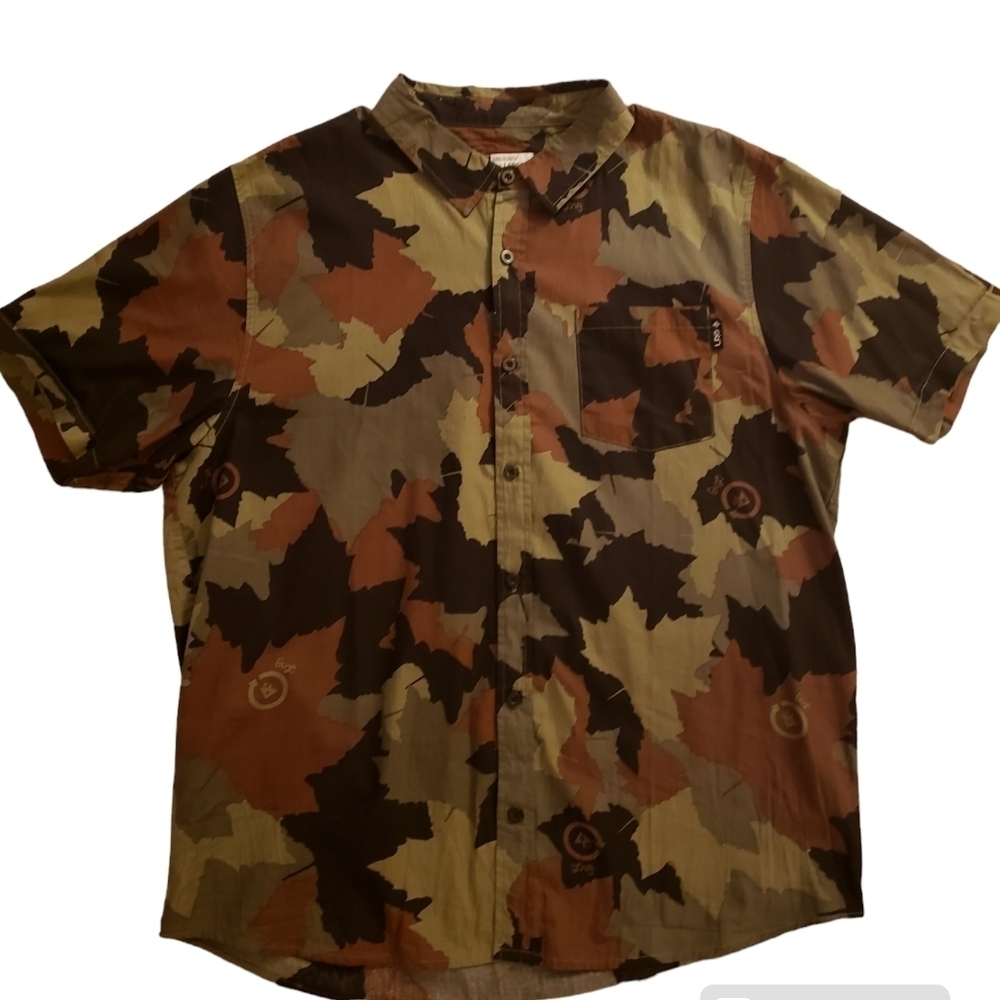 Lrg Official Clothing Men's Camouflage Shirt
